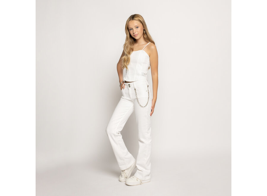 Love Bootcut jeans Chalk White