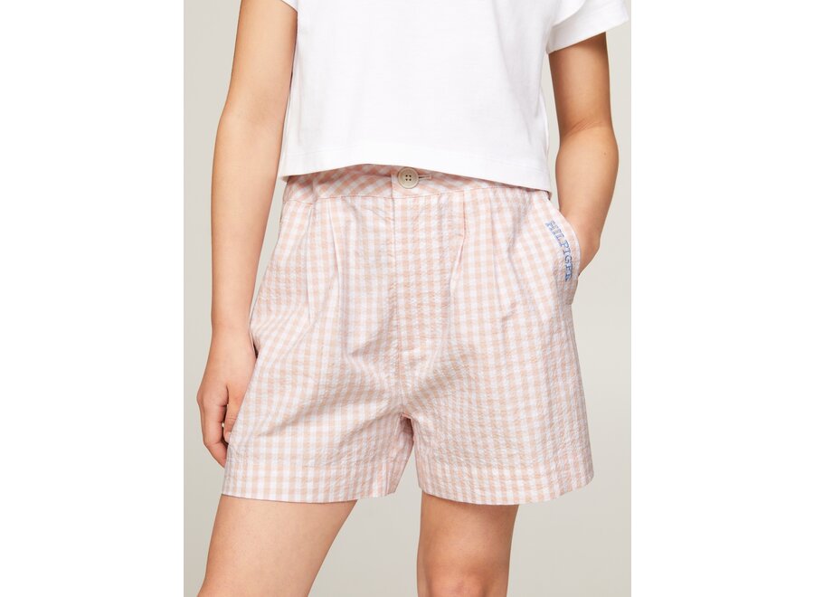 Gingham Short Whimsy Pink Chec