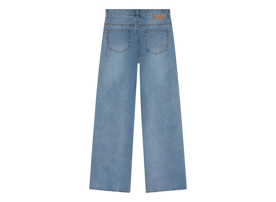 Blue Fancy Joy Wide Fit Damaged  Medium Denim