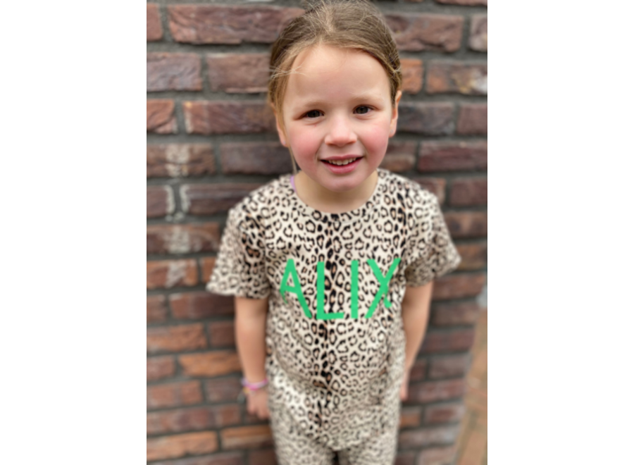 Knitted Leopard T-Shirt  Animal