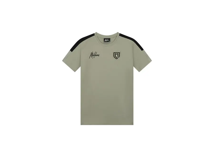 Junior Sport Transfer T-Shirt Moss Grey/Black