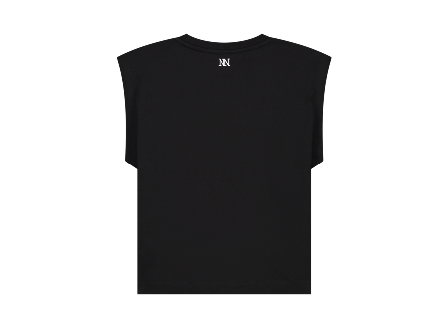 Pleat T-Shirt Black
