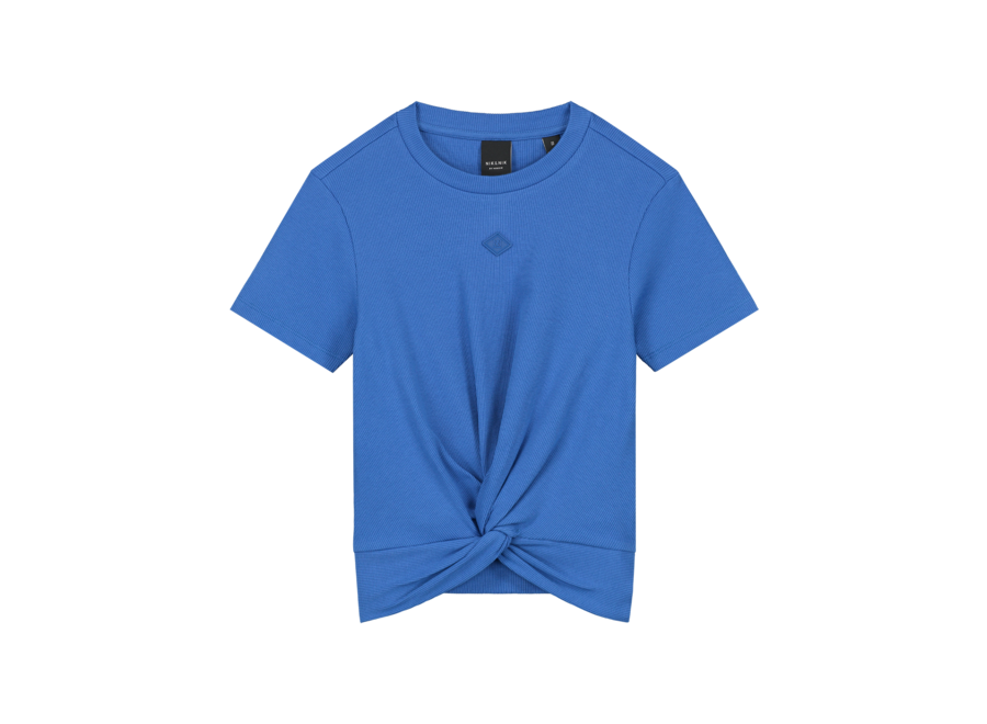 Knot Rib T-Shirt Nautical Blue
