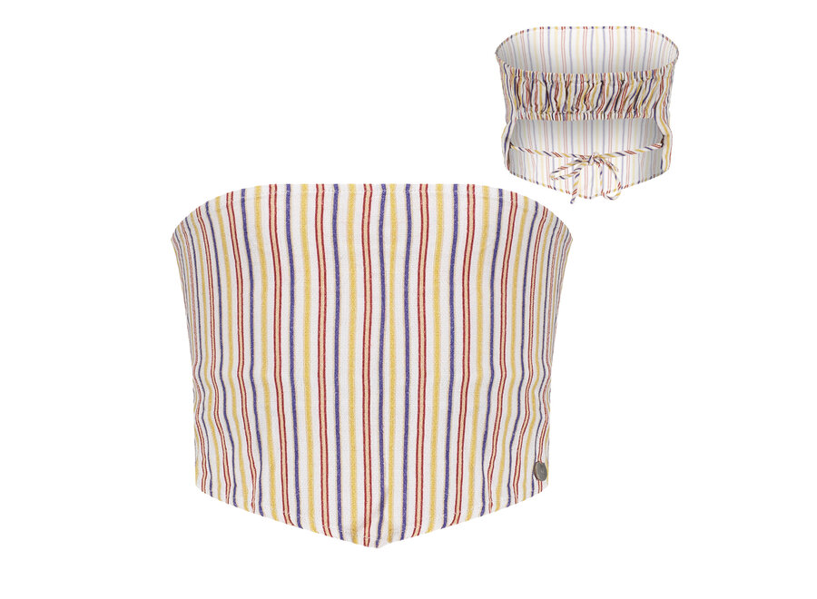 Nadine Scarf Top Stripe