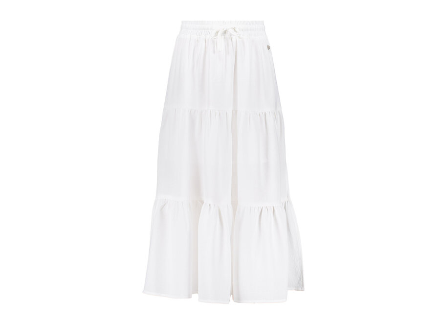 Niki Midi Skirt  Bright White