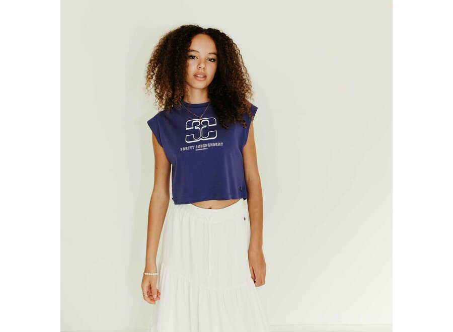 Nora Tee  Purple Blue