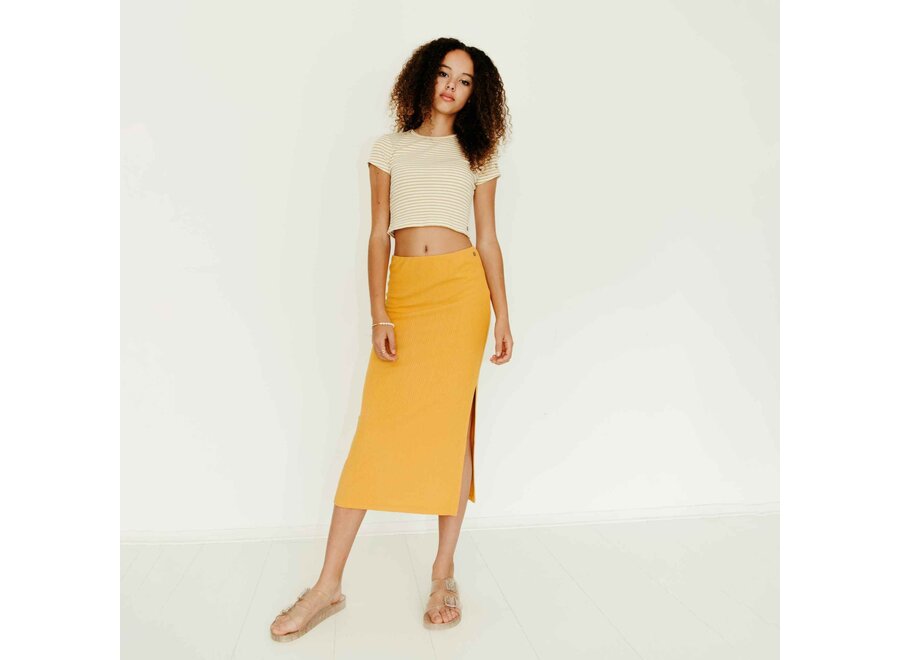 Nelly Midi Skirt Butterscotch