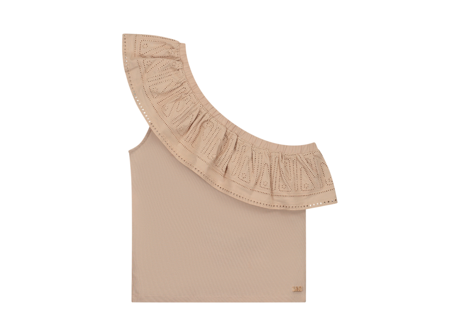 Shanti One Shoulder Top Hummus