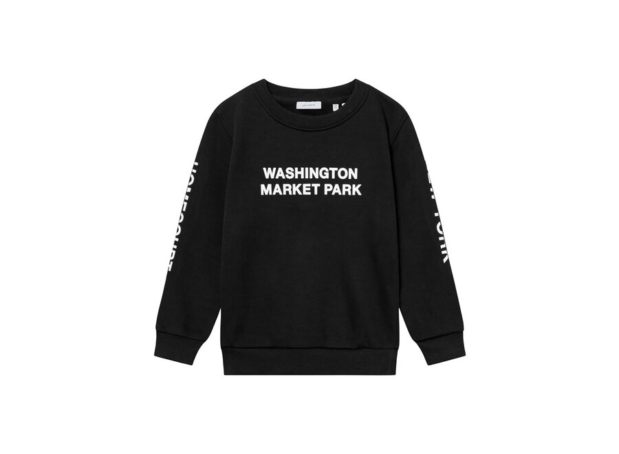 Washington Sweatshirt Black/Light Ivory