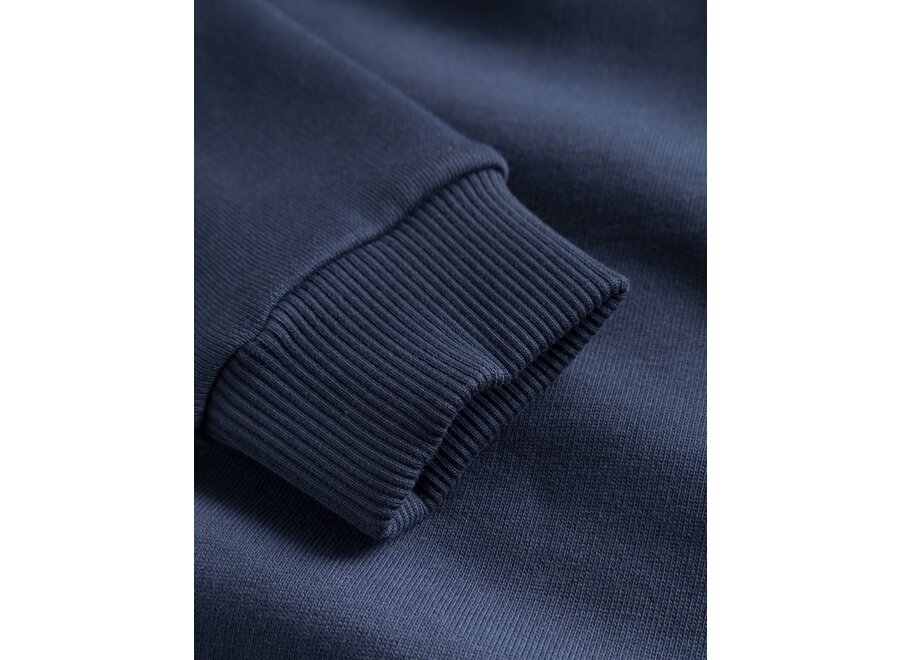Encore Bouclé Hoodie Dark Navy/Ivory