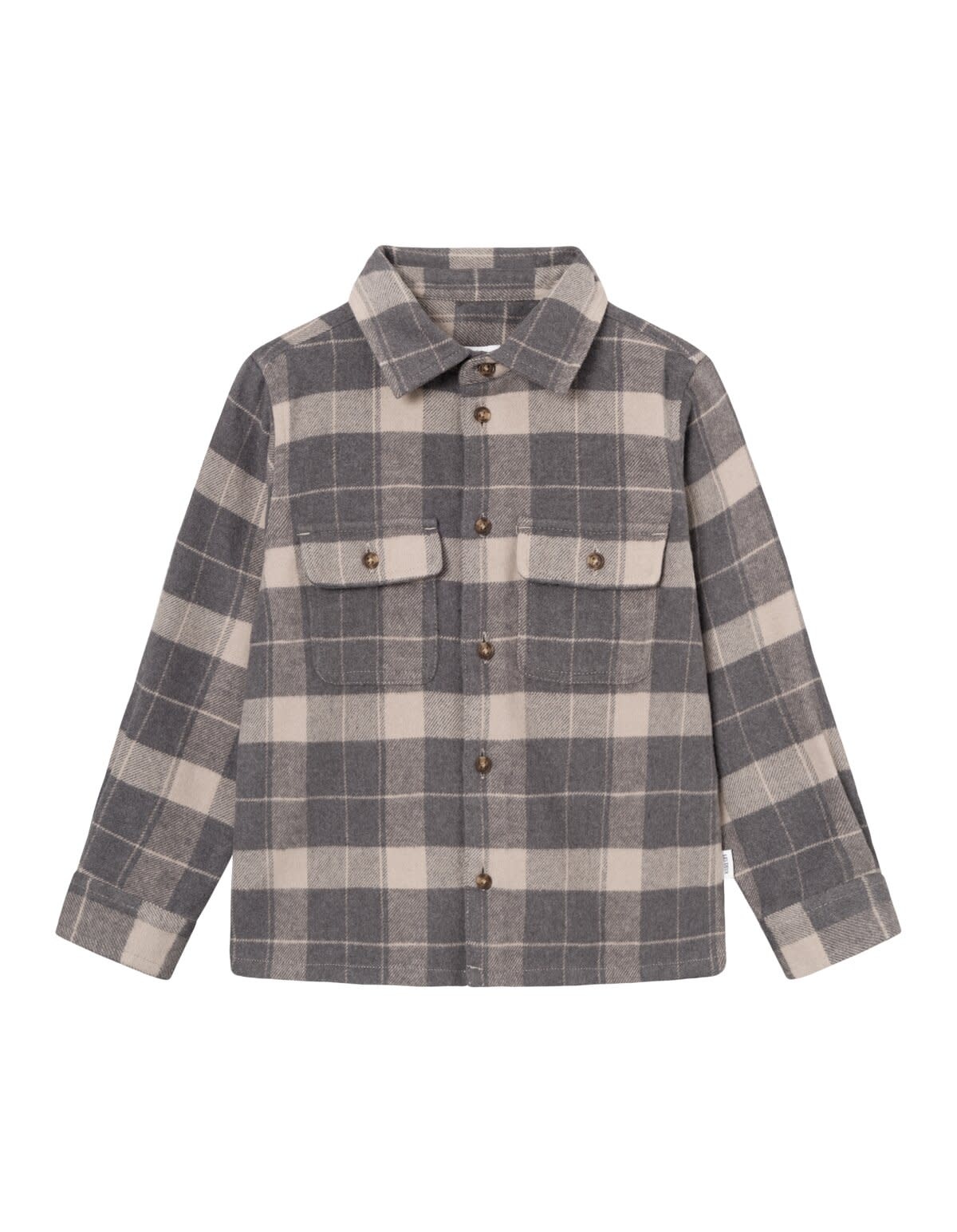 Lennon Check Overshirt Excalibur/Raven