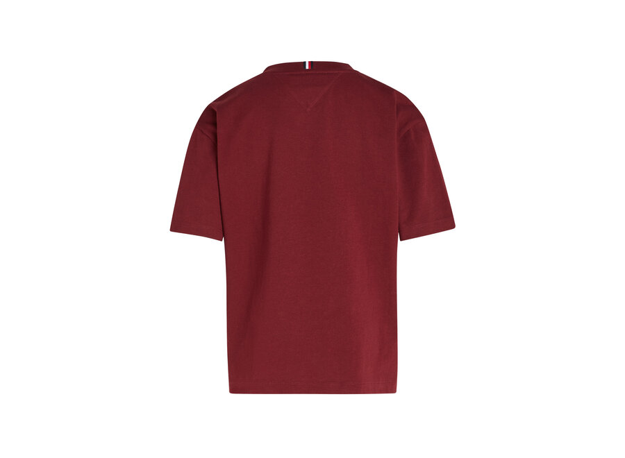Essential Tee S/S Deep Rouge