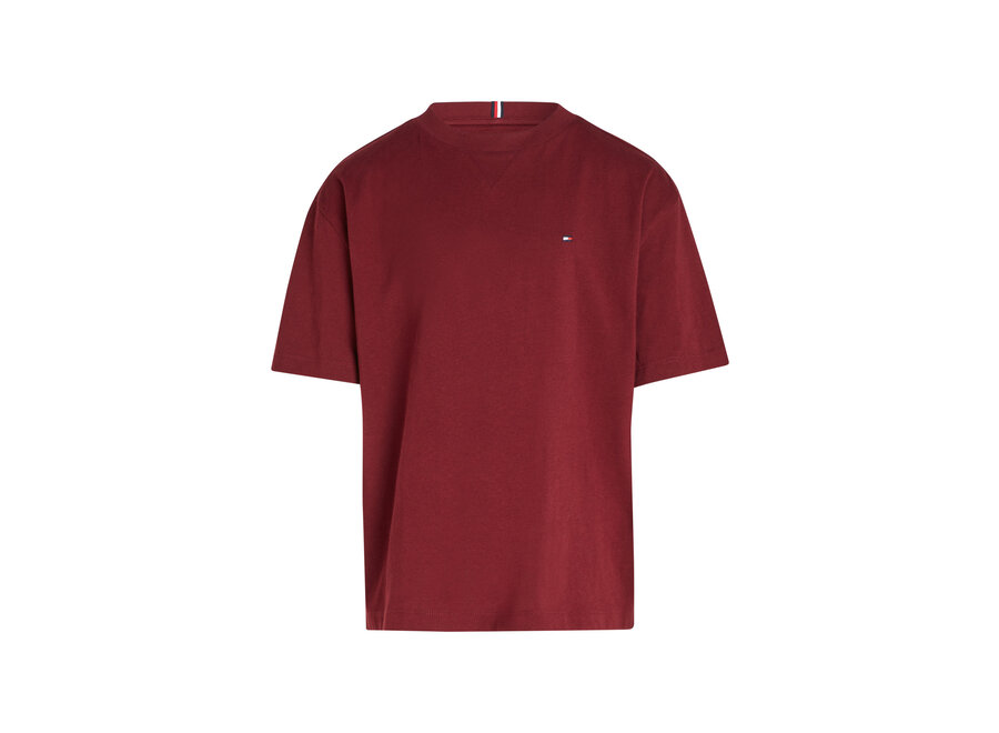 Essential Tee S/S Deep Rouge