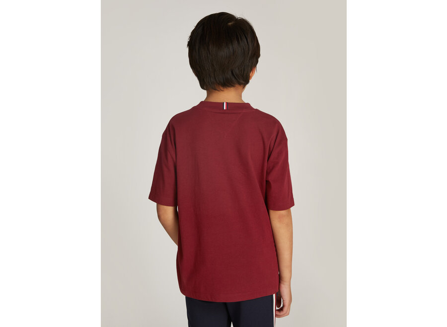 Essential Tee S/S Deep Rouge