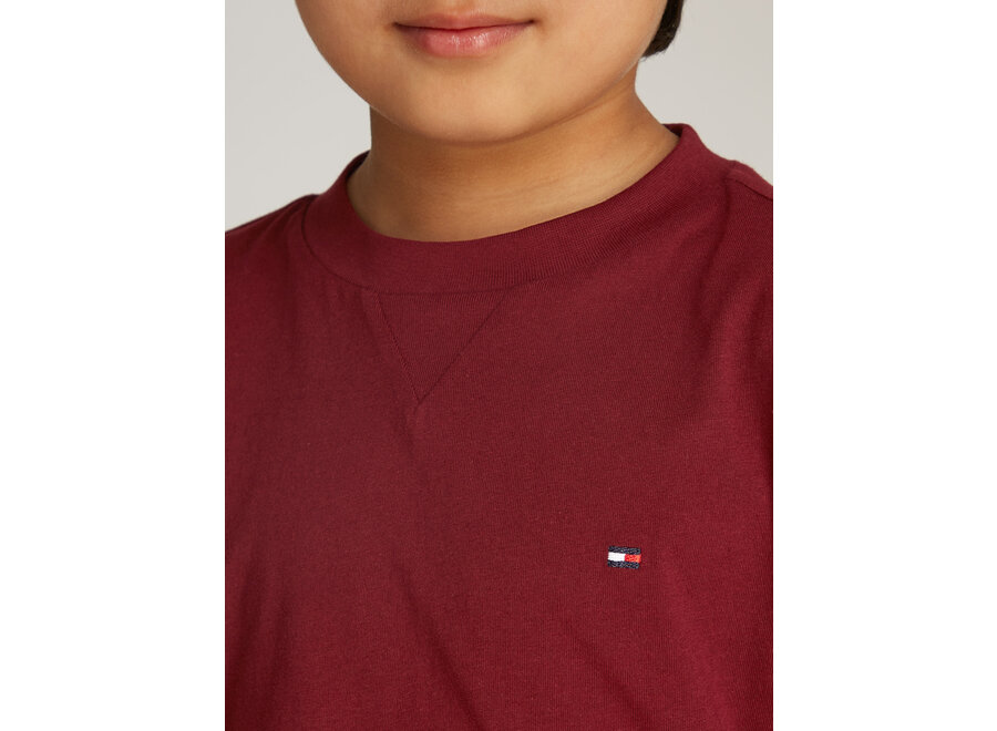 Essential Tee S/S Deep Rouge