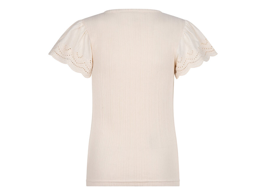 T-Shirt Broderie Anglaise Sandshell