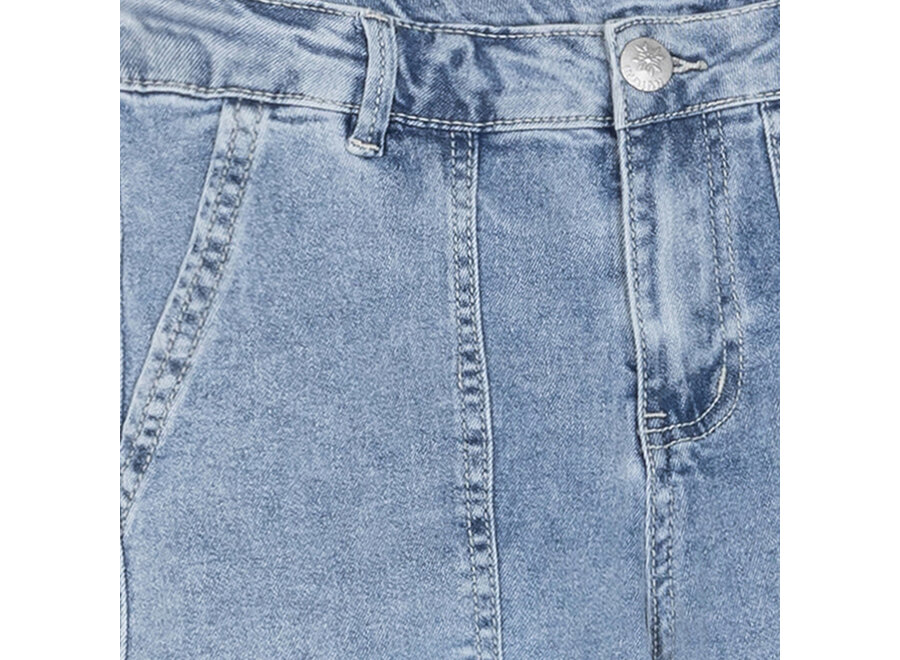Cargo Denim Wide Fit Light Denim Blue