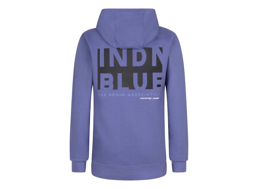 Hoodie INDN BLUE Purple Ash