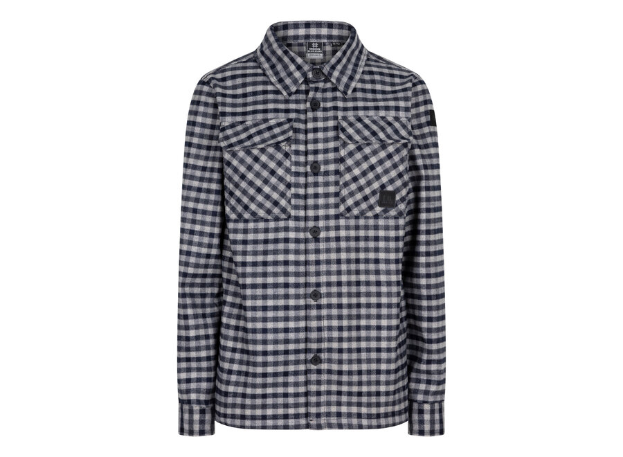 Shirt Jacket Check Navy