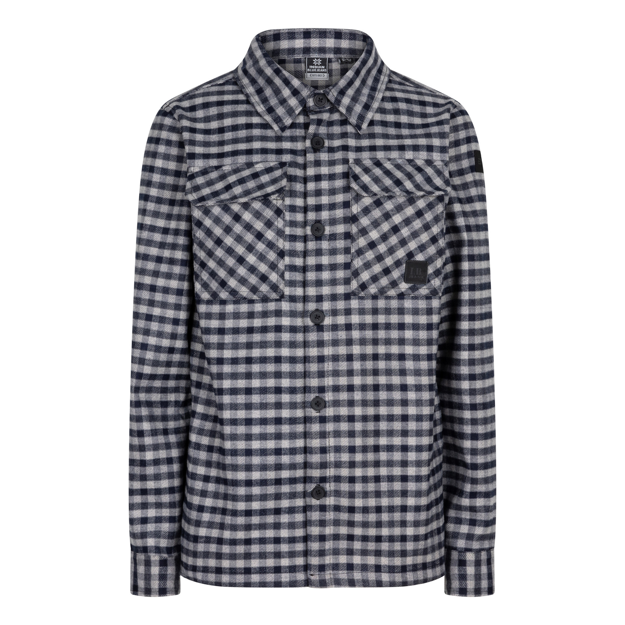 Shirt Jacket Check Navy