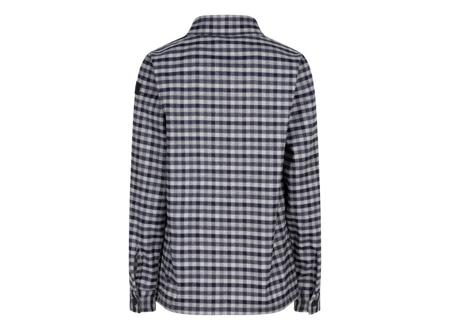 Shirt Jacket Check Navy