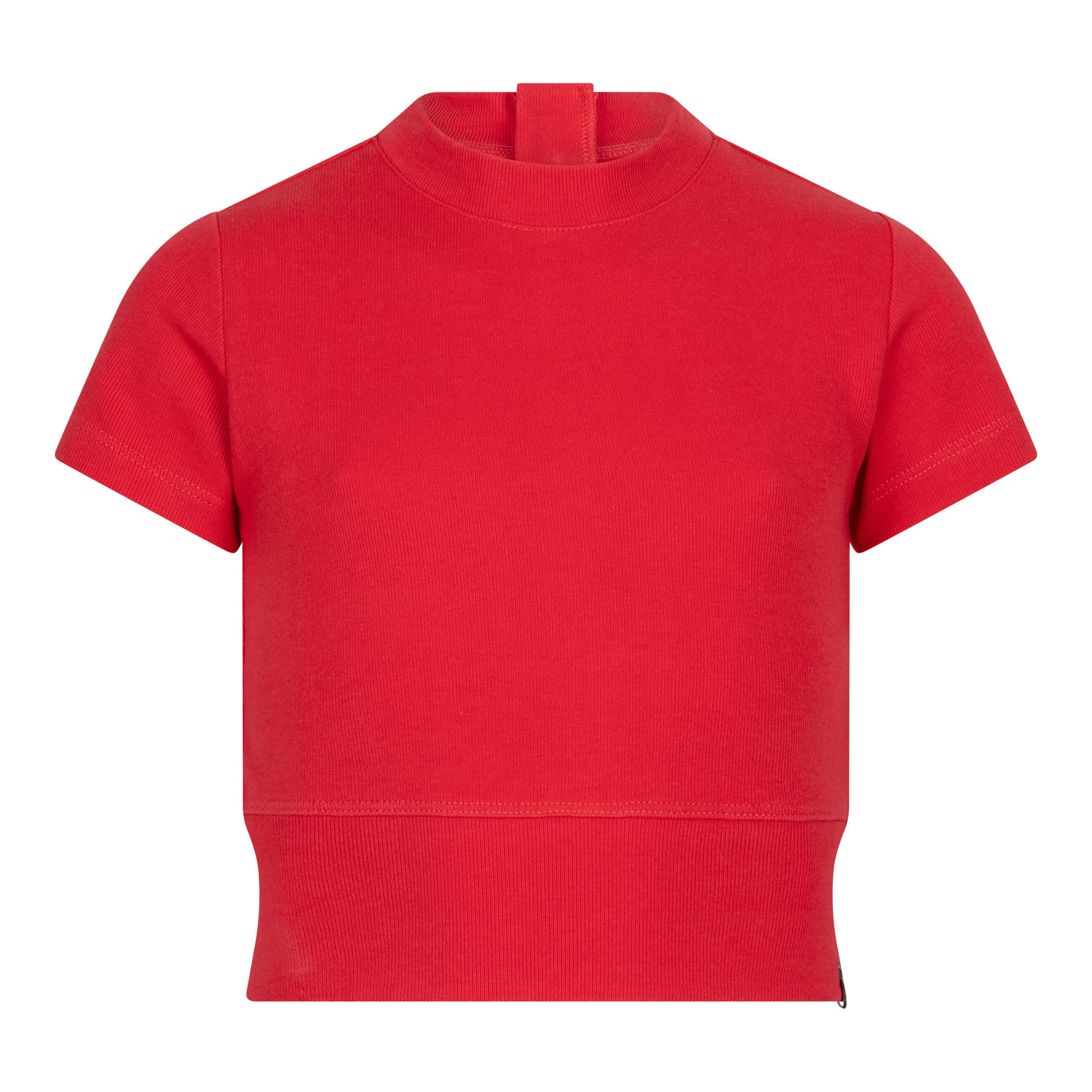 T-shirt Cropped Poppy Red