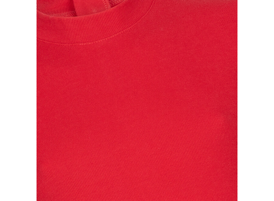 T-shirt Cropped Poppy Red