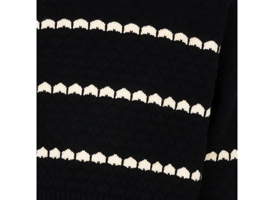 Knitwear Honey Comb Black