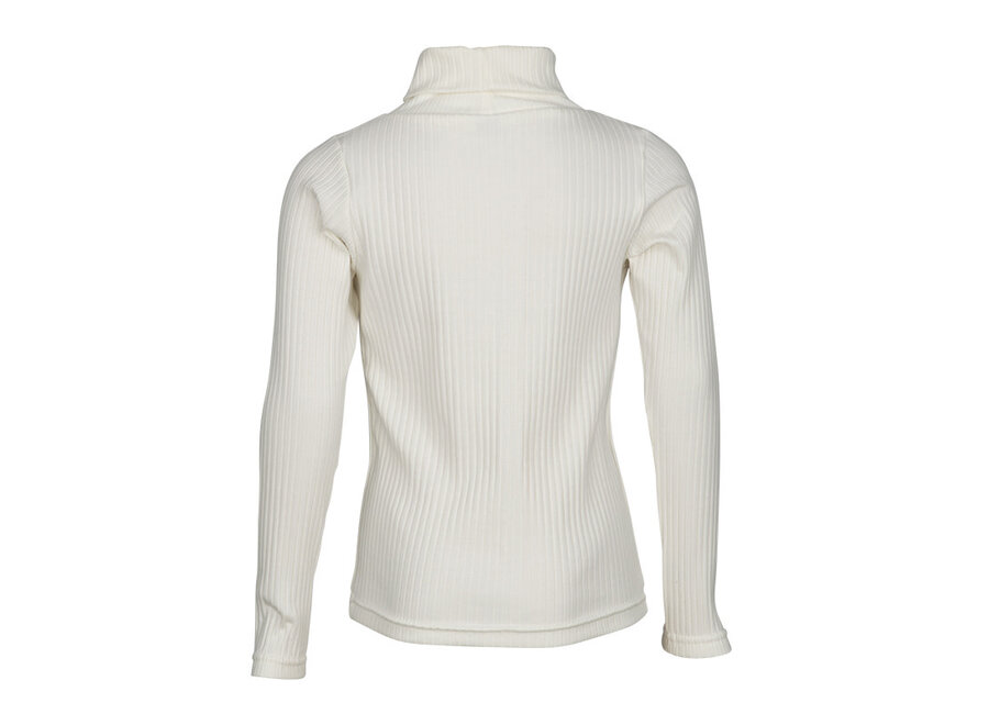 Pull coll Bon Off-White