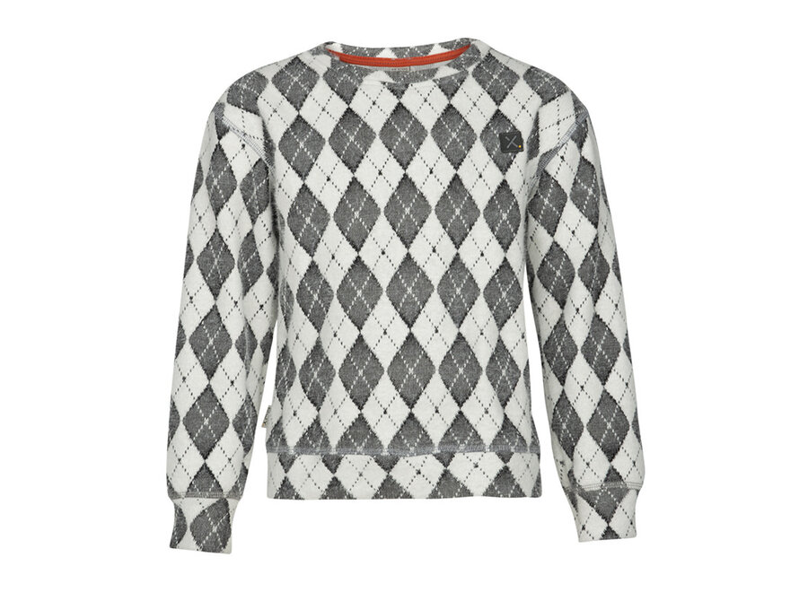 Pull Jip Grey & Off-White