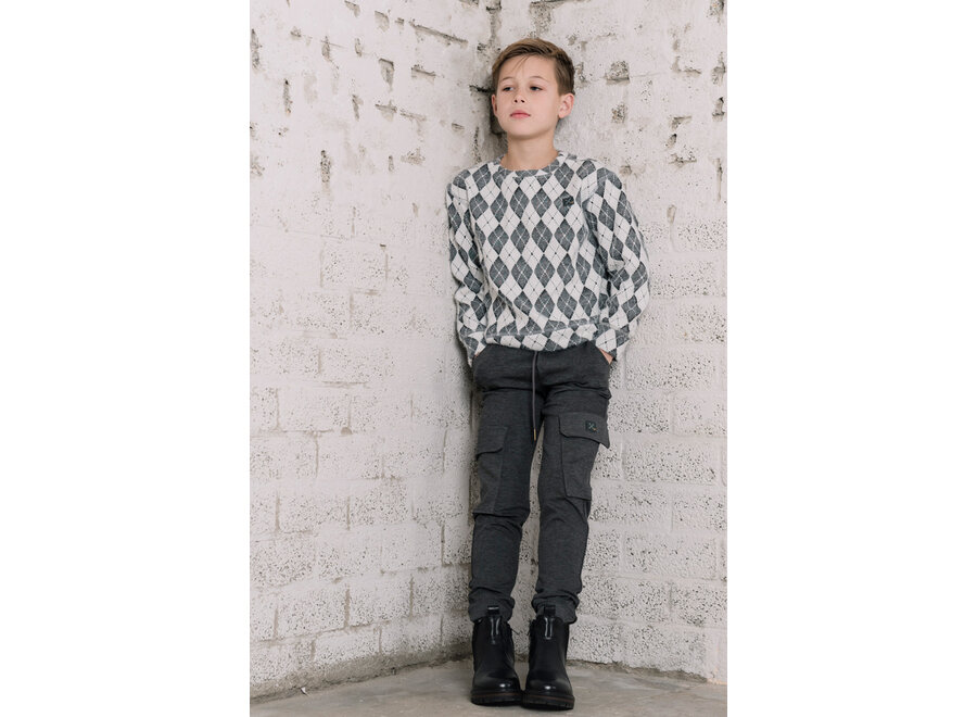 Pull Jip Grey & Off-White