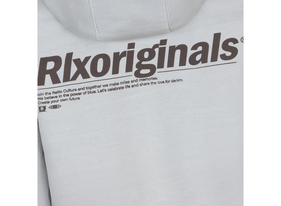 Oversized Hooded RLX Orig. Sea Grey