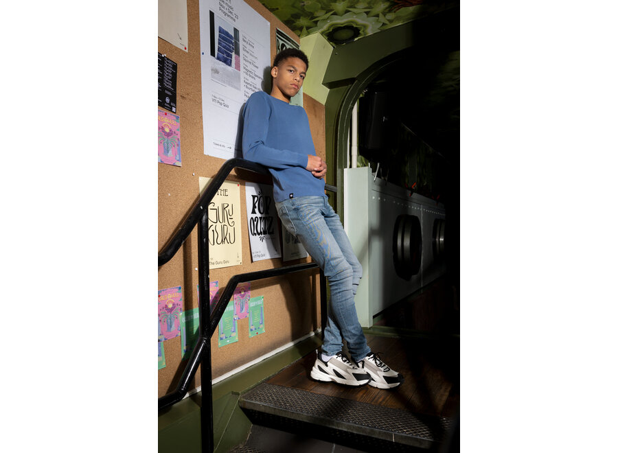 Knitwear Basic Dusty Steel