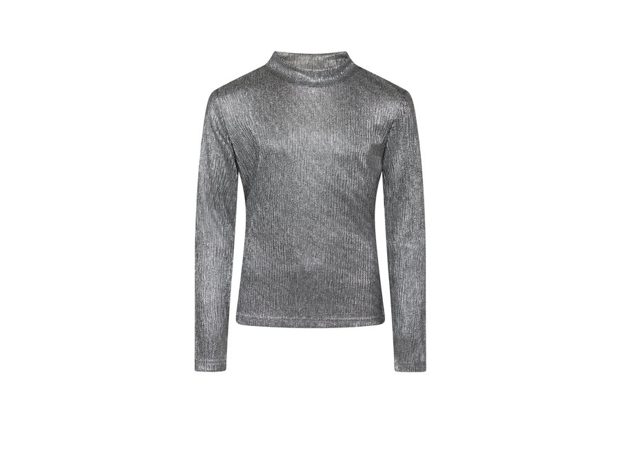 Top  Zera Plisse Pes  Silver