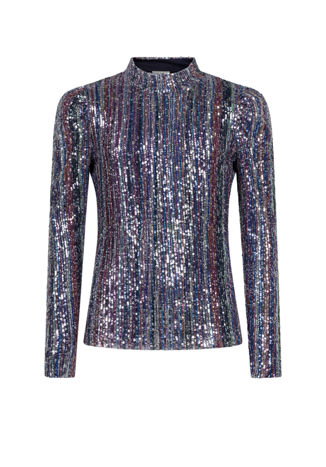Top Ivona Sequins Co Denimblue