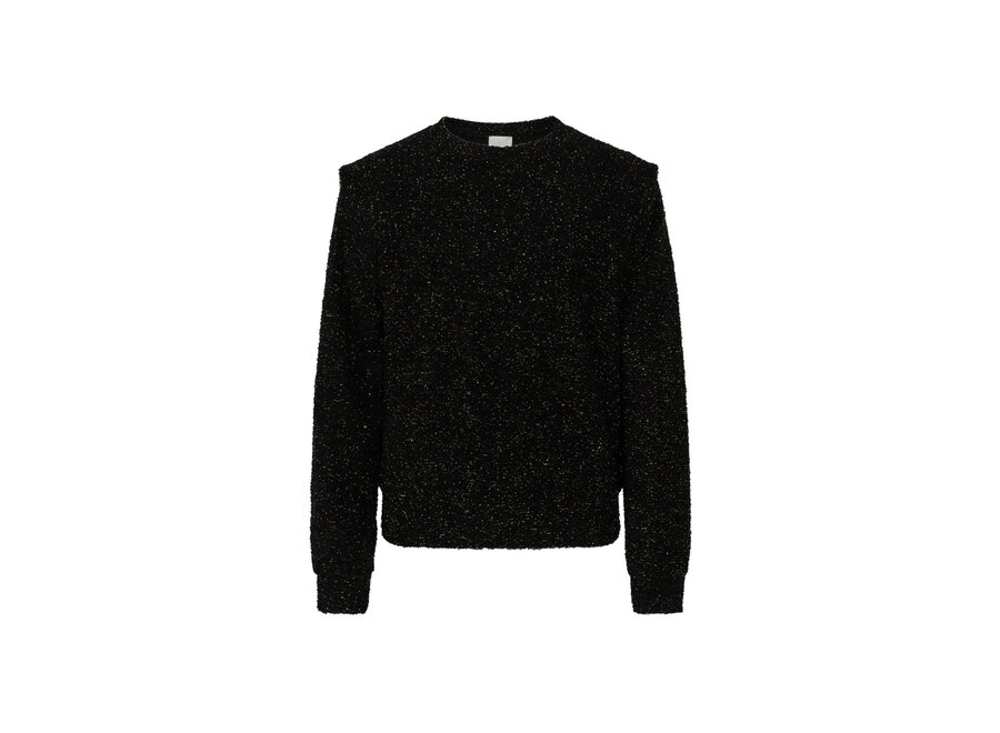 Sweater Carolla Terry Vis Black