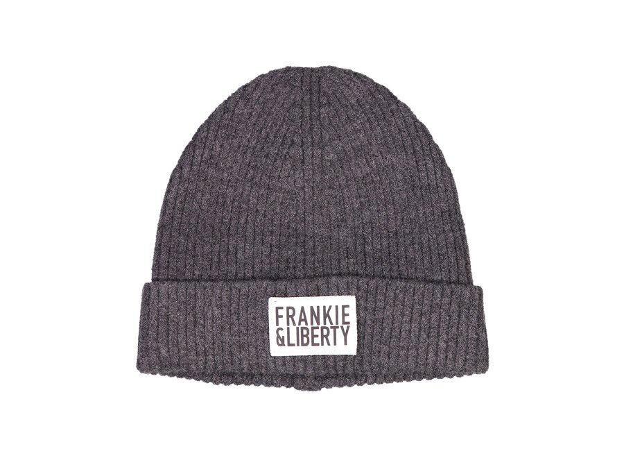 Pepper Beanie Dark Warm Grey