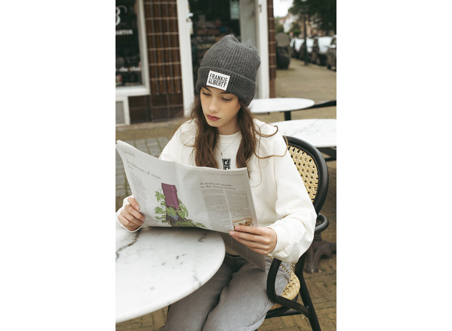 Pepper Beanie Dark Warm Grey