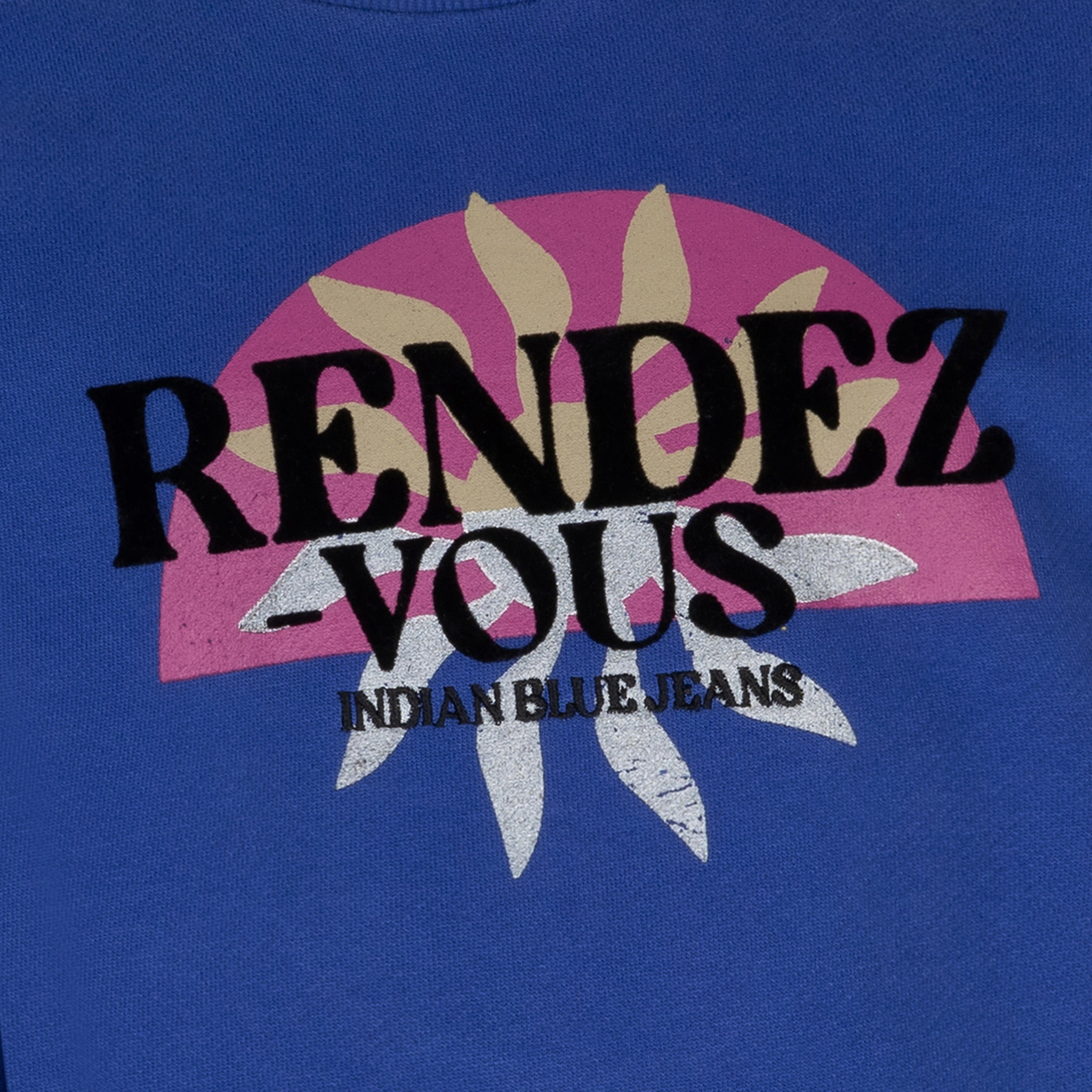 RANDY RENDEZ-VOUS PULLOVER KNIT BLUE - トップス