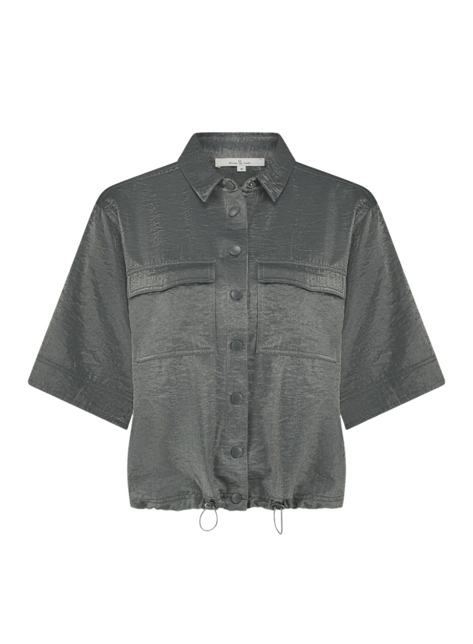 Jennifer Blouse Dark silver