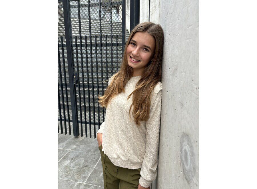 Sweater Carolla Terry Vis Sandystone