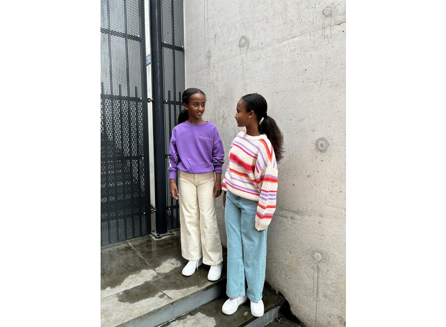 Zina Cord Pants Bone