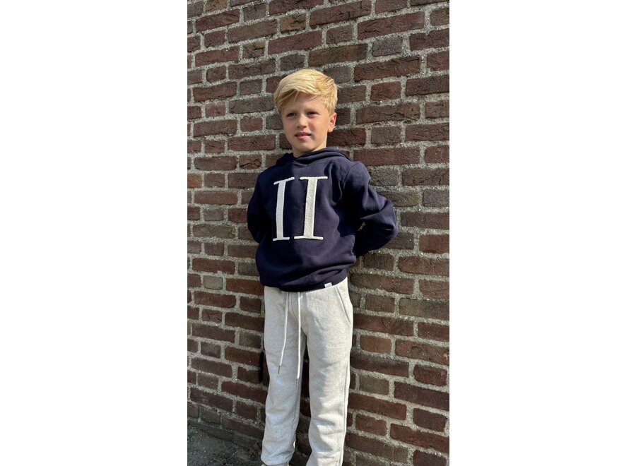 Encore Bouclé Hoodie Dark Navy/Ivory