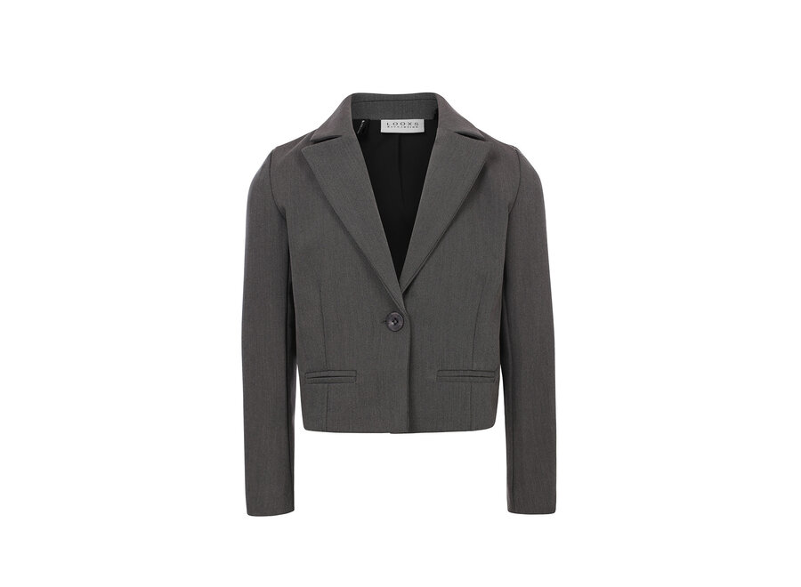 10sixteen Croped blazer Grey Melee