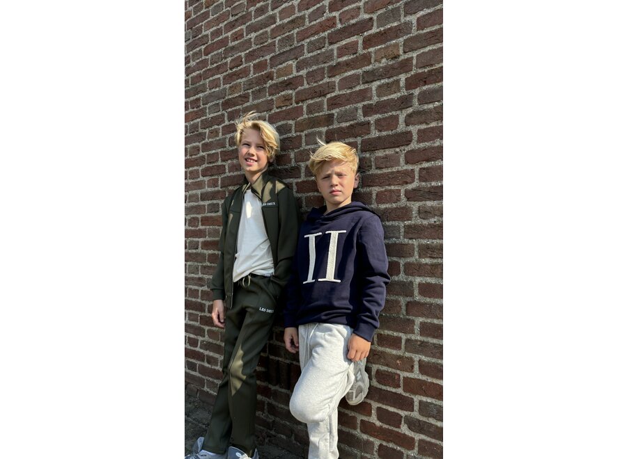 Encore Bouclé Hoodie Dark Navy/Ivory