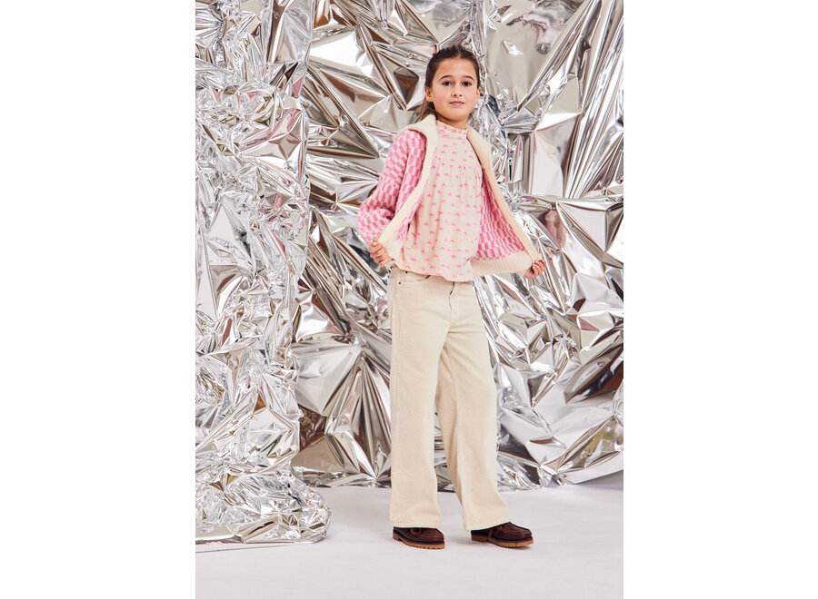 Zina Cord Pants Bone