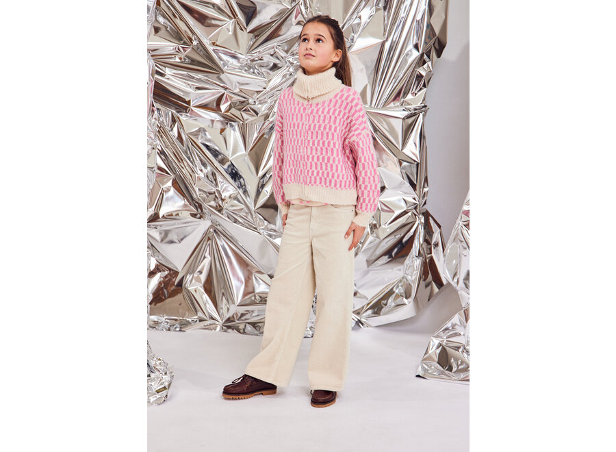 Zina Cord Pants Bone