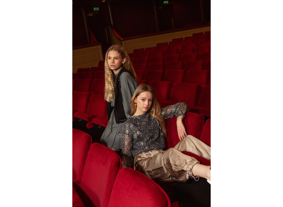 Dress Marthe Structure Vis Lightseaweed