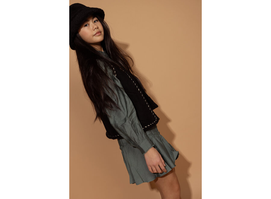 Dress Marthe Structure Vis Lightseaweed