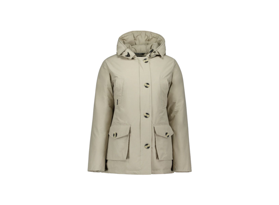 4 Pocket Parka HRG0428-FW24 907 Taupe Plaza
